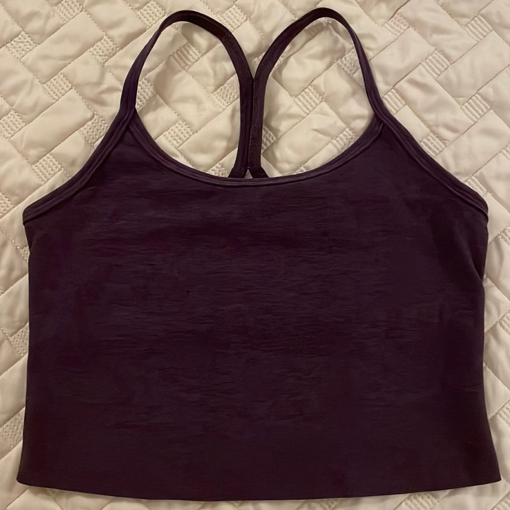 Beyond Yoga Purple Space Dye Crop Top
